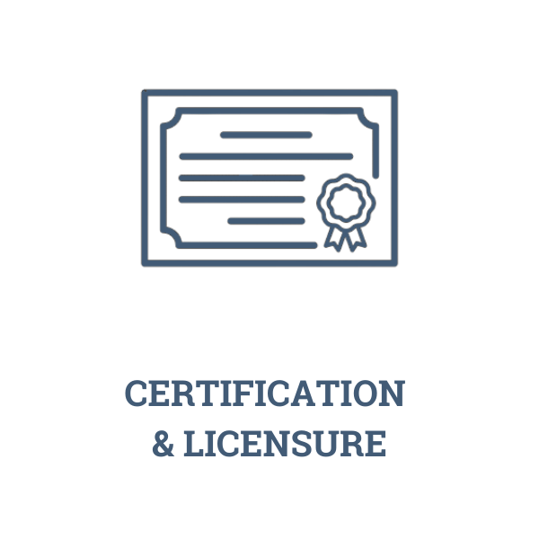 Certification & Licensure