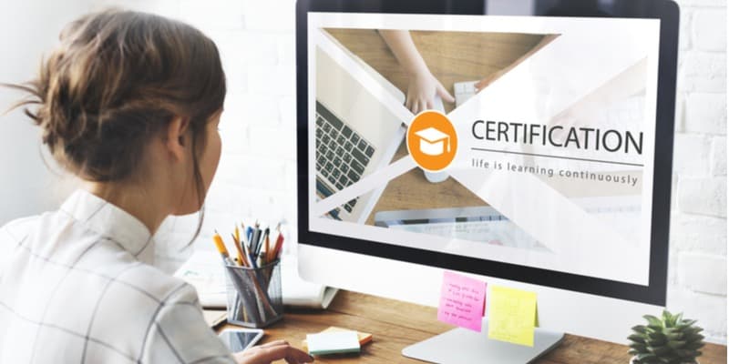 Ensuring secure credentialing exams with online proctoring